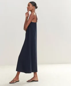 Jenni Kayne Riviera Slip Dress Navy Outlet