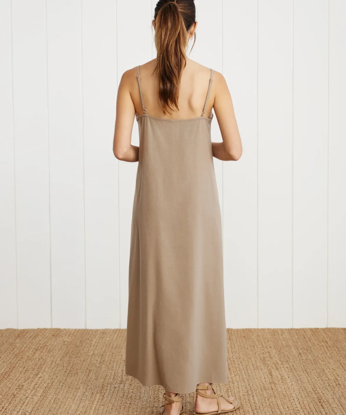 Jenni Kayne Riviera Slip Dress Hazel Hot
