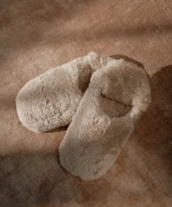 Jenni Kayne Shearling Moroccan Slipper Smoke Outlet