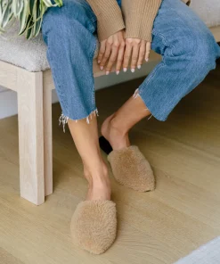 Jenni Kayne Shearling Mule Natural Hot