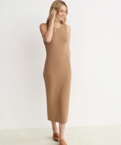 Jenni Kayne Sleeveless Sweater Dress Camel Outlet