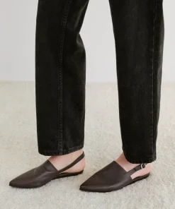 Jenni Kayne Slingback Mule Chocolate Best
