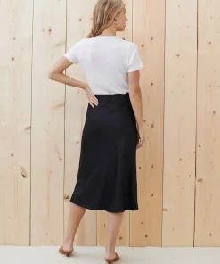 Jenni Kayne Slip Skirt Black Outlet