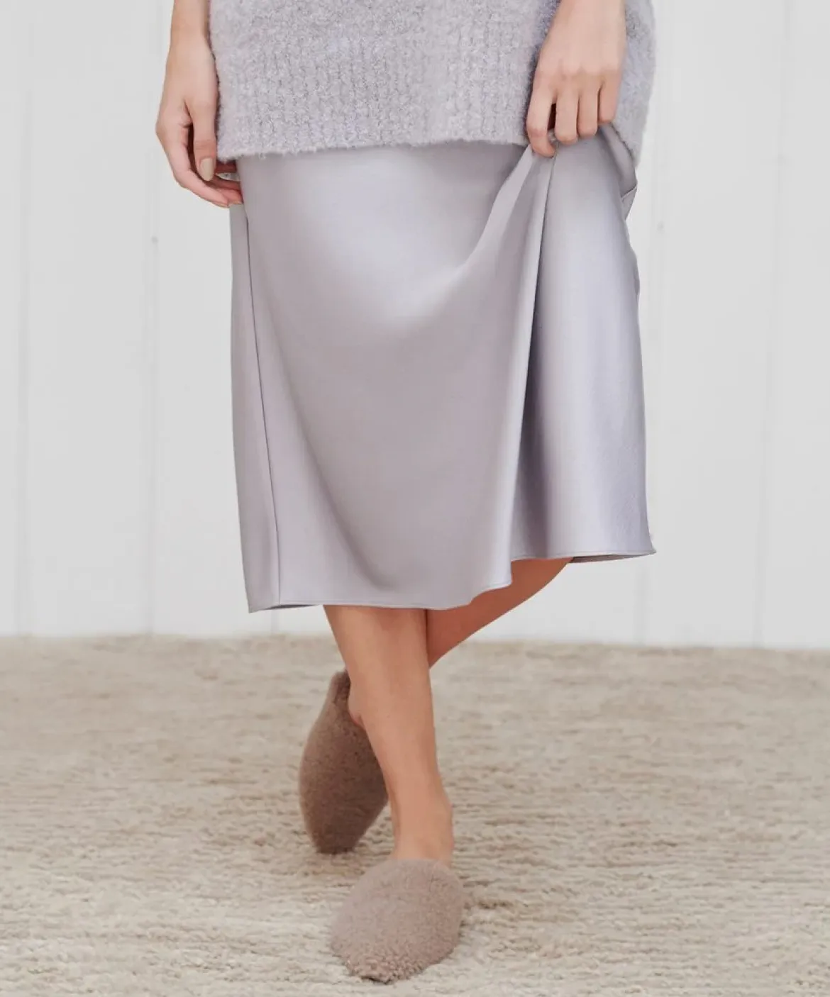 Jenni Kayne Slip Skirt Frost Sale