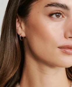Jenni Kayne Small Eloise Hoops Gold Hot