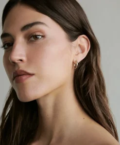 Jenni Kayne Small Eloise Hoops White Gold Clearance