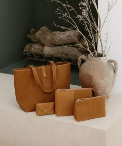 Jenni Kayne Small Zip Pouch Walnut Outlet