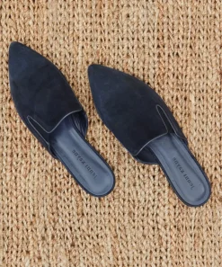Jenni Kayne Suede Mule Navy Best