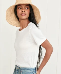 Jenni Kayne Summer Basic Tee Ivory Online
