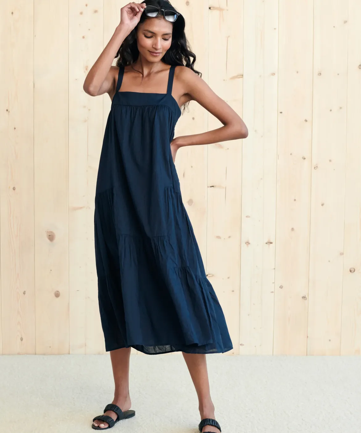 Jenni Kayne Summer Dress Navy Sale
