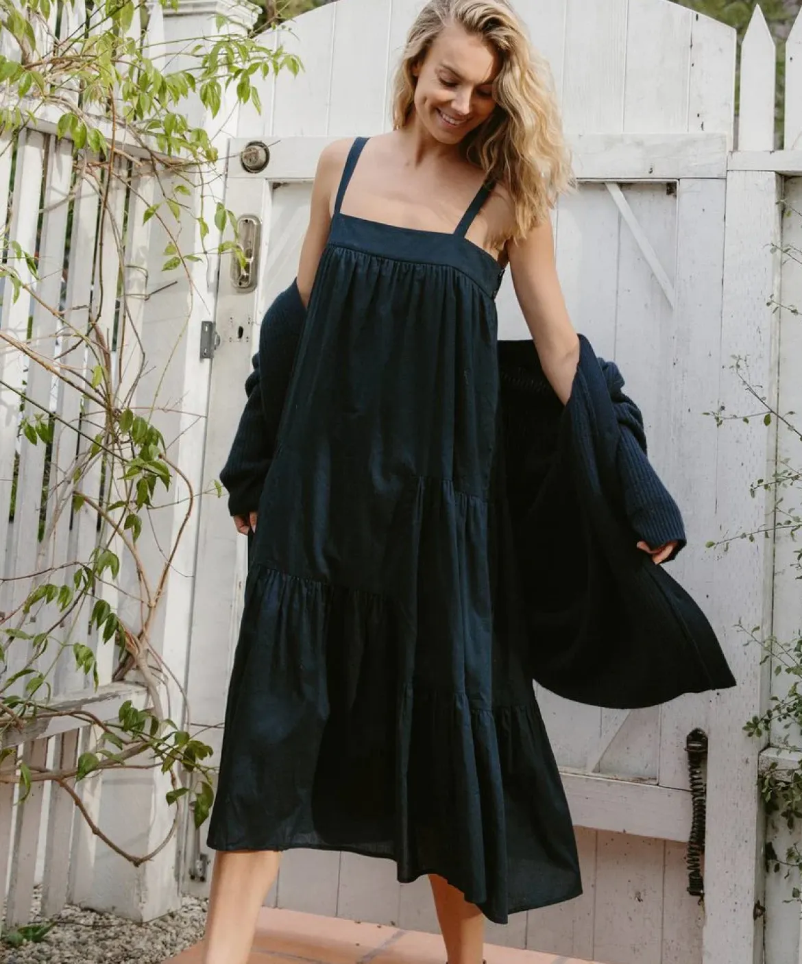 Jenni Kayne Summer Dress Navy Sale