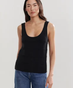 Jenni Kayne Sweater Tank Black Hot