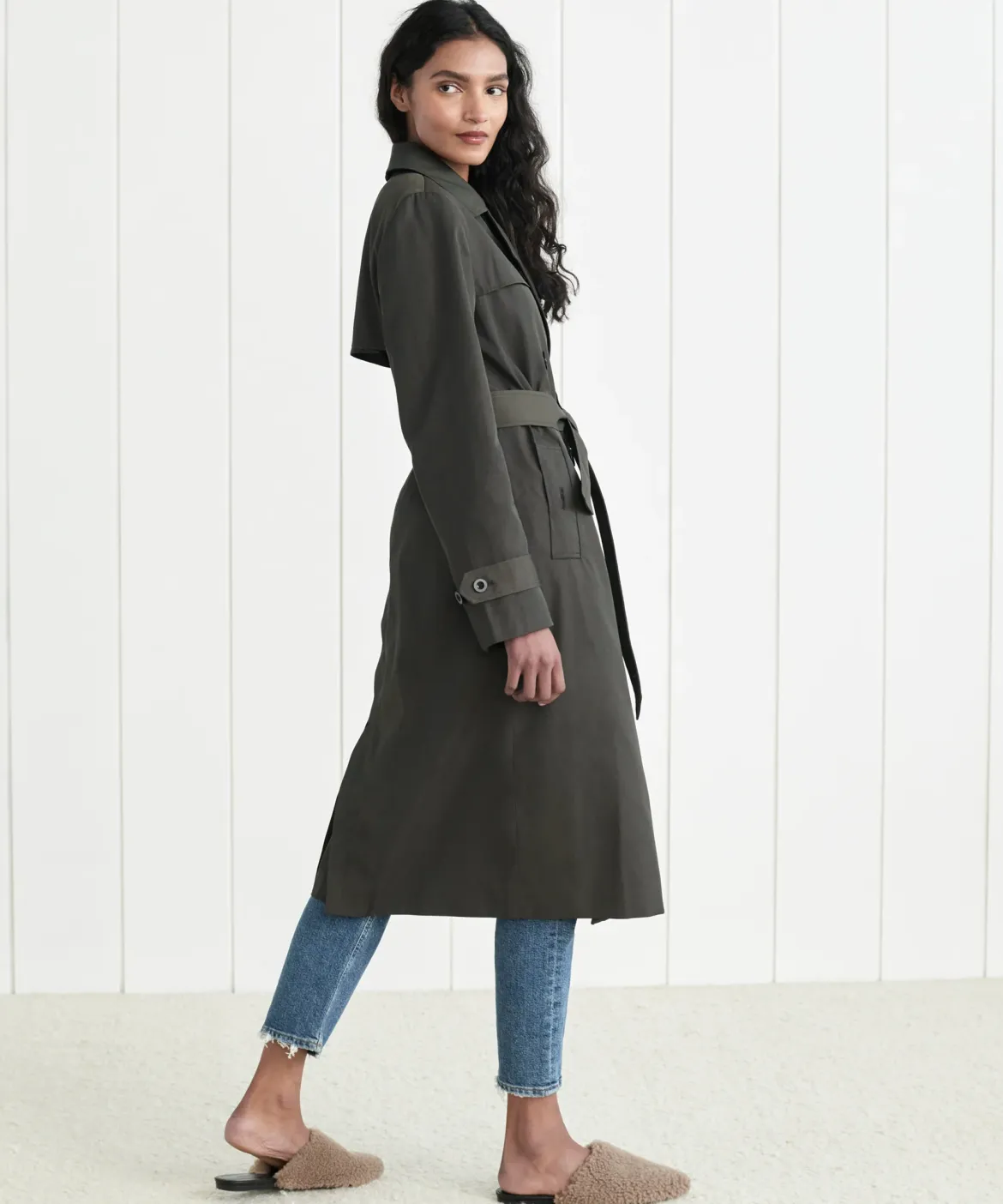 Jenni Kayne Trench Coat Carbon Best