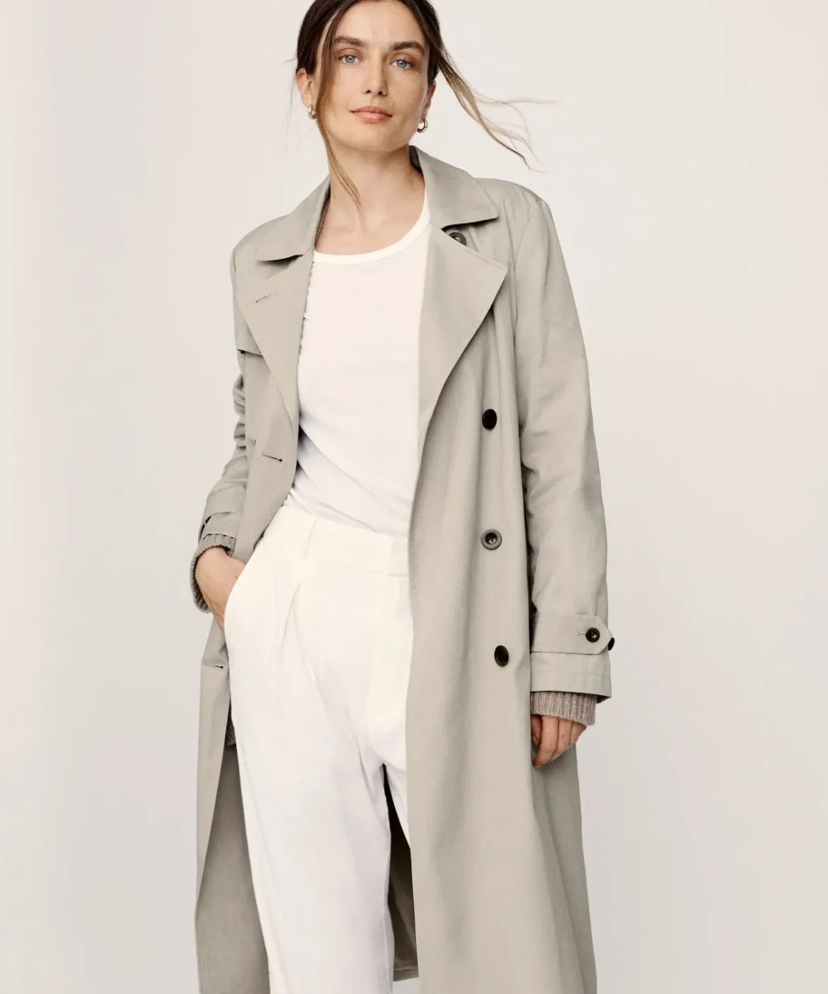 Jenni Kayne Trench Coat Light Tan Outlet