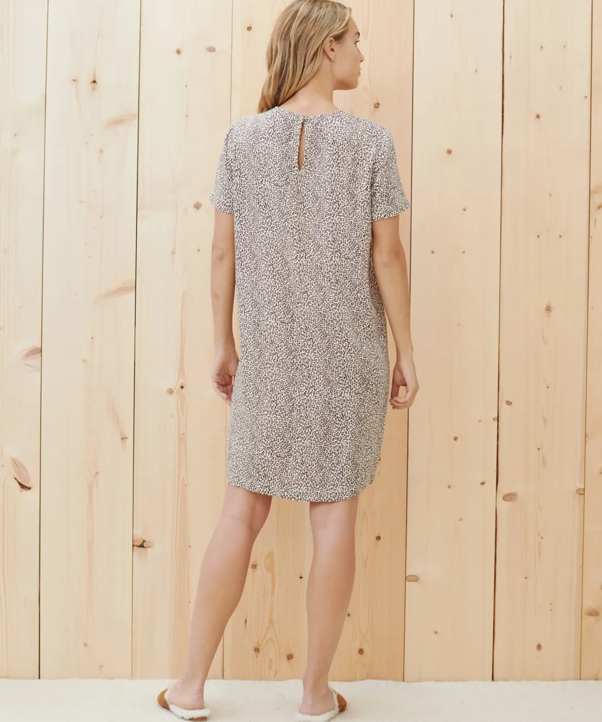 Jenni Kayne T-Shirt Dress Leopard Online