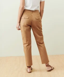 Jenni Kayne Twill Trouser Tan Clearance