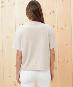 Jenni Kayne Vintage Pocket Tee Oatmeal Outlet
