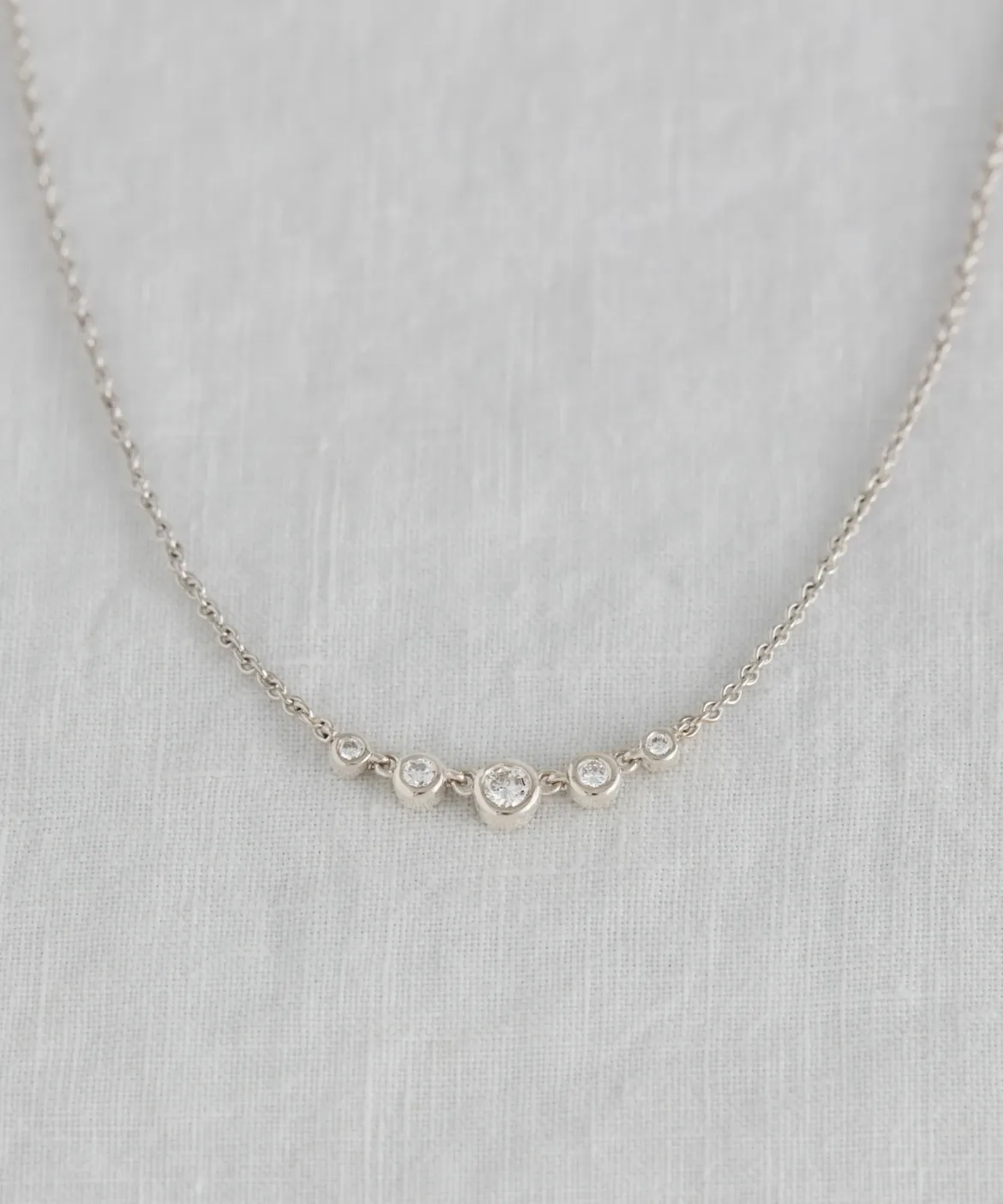 Jenni Kayne Violette Diamond Necklace White Gold Online