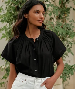 Jenni Kayne Willow Blouse Black Clearance