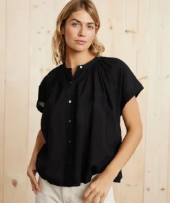 Jenni Kayne Willow Blouse Black Clearance