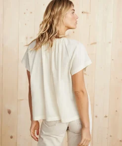 Jenni Kayne Willow Blouse Cream Fashion