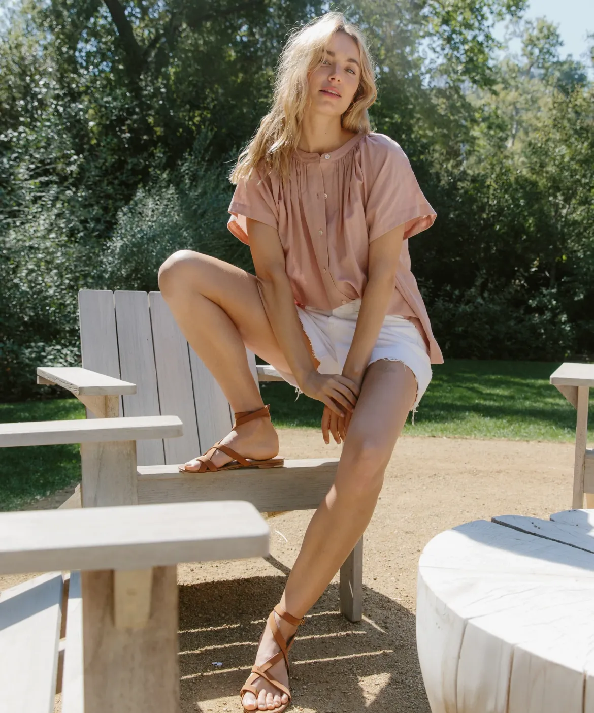 Jenni Kayne Willow Blouse Dusk Clearance