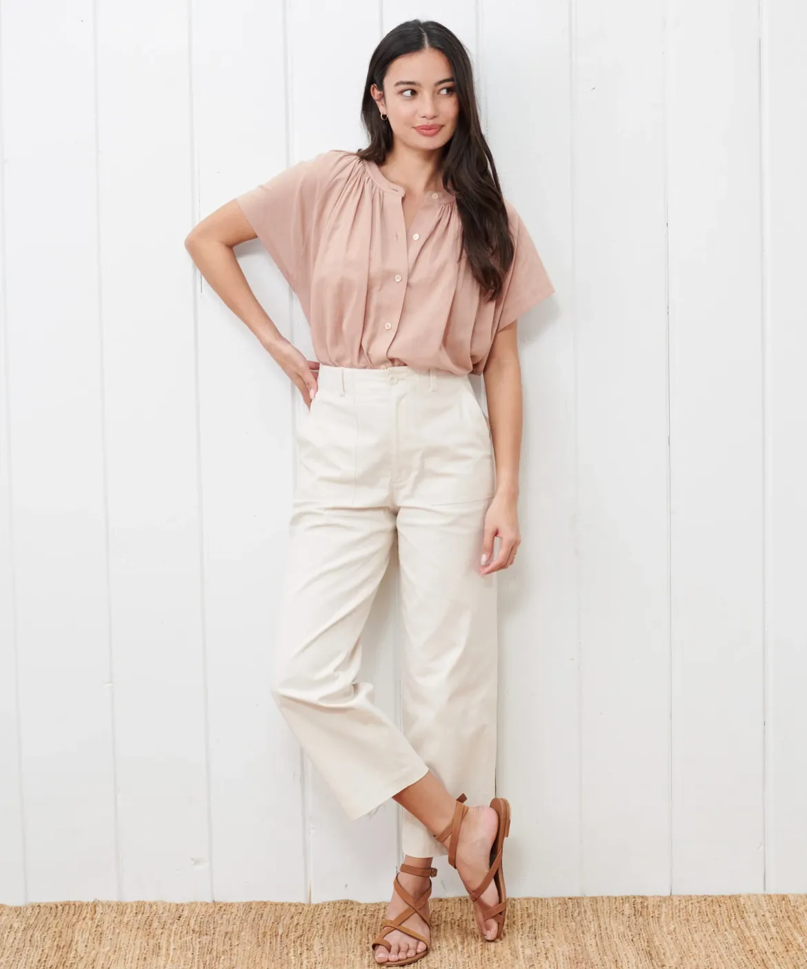 Jenni Kayne Willow Blouse Dusk Clearance